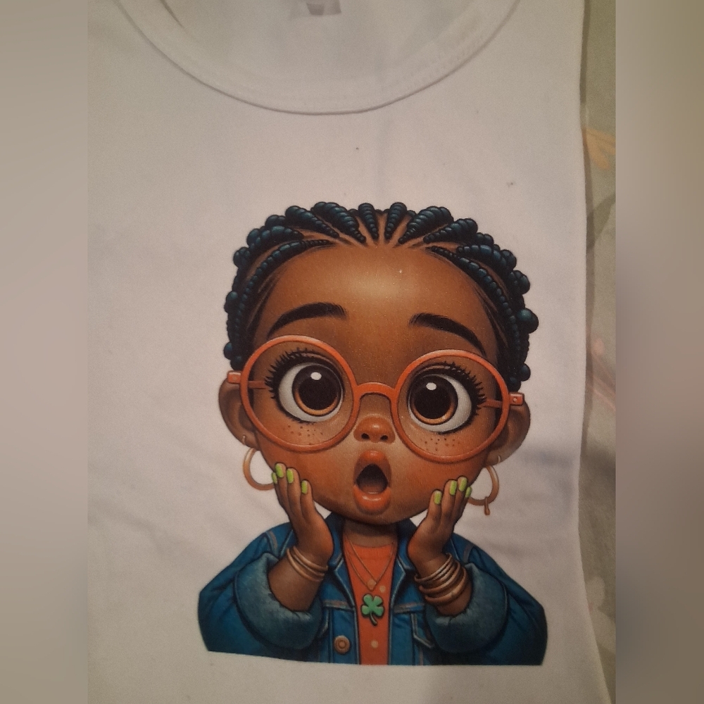 Graphic Tee with Cartoon Character
